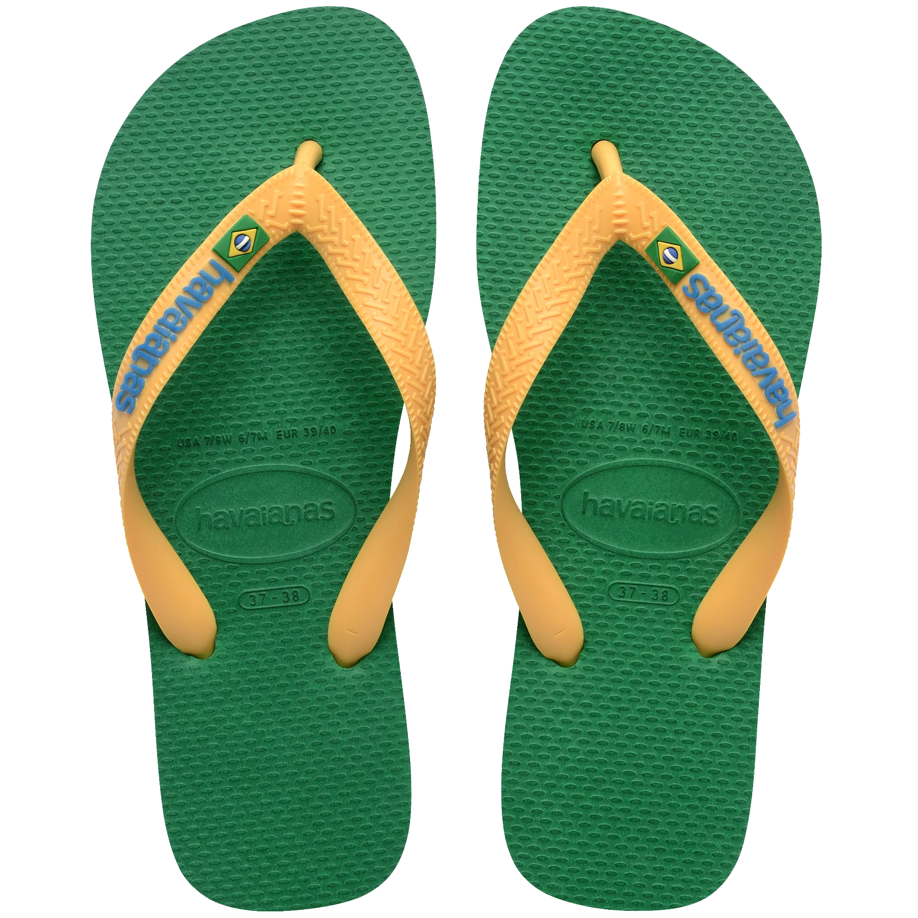 Men's Brazil Logo Flip Flops