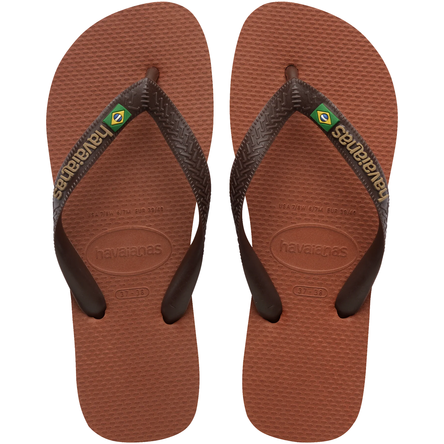 Women's Brazil Logo Flip Flops