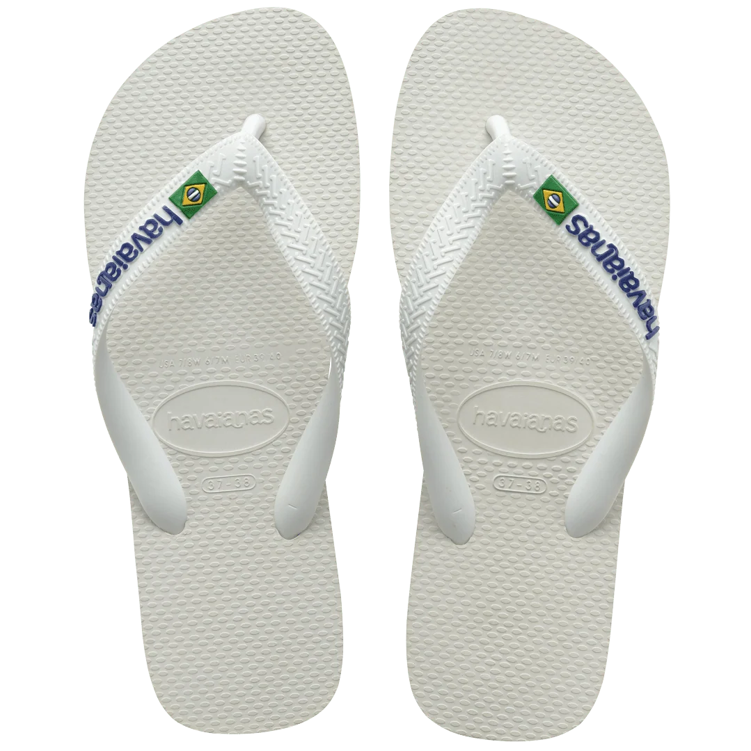 Kids' Brazil Logo Flip Flops