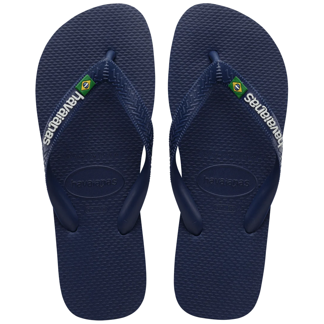 Women's Brazil Logo Flip Flops