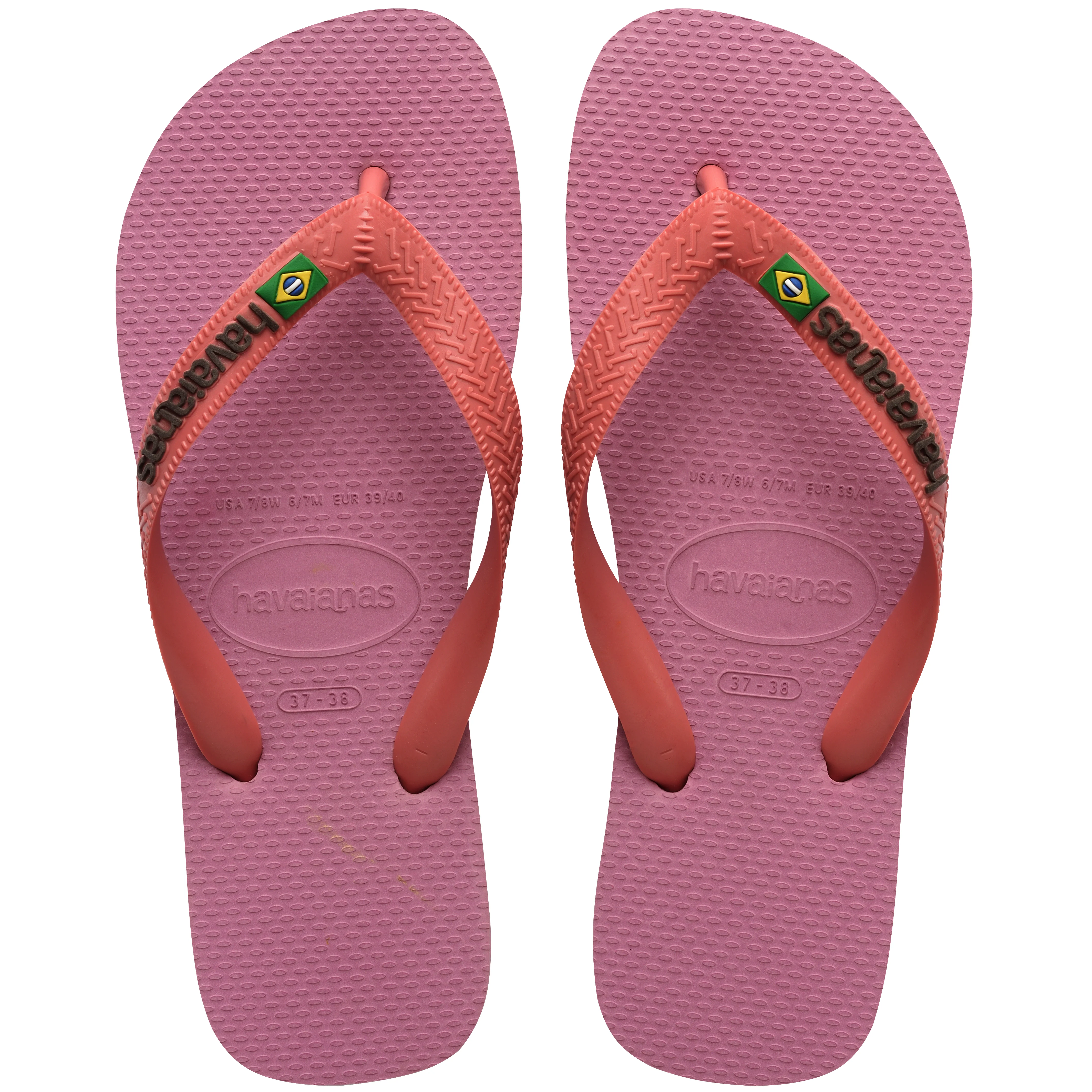 Women's Brazil Logo Flip Flops