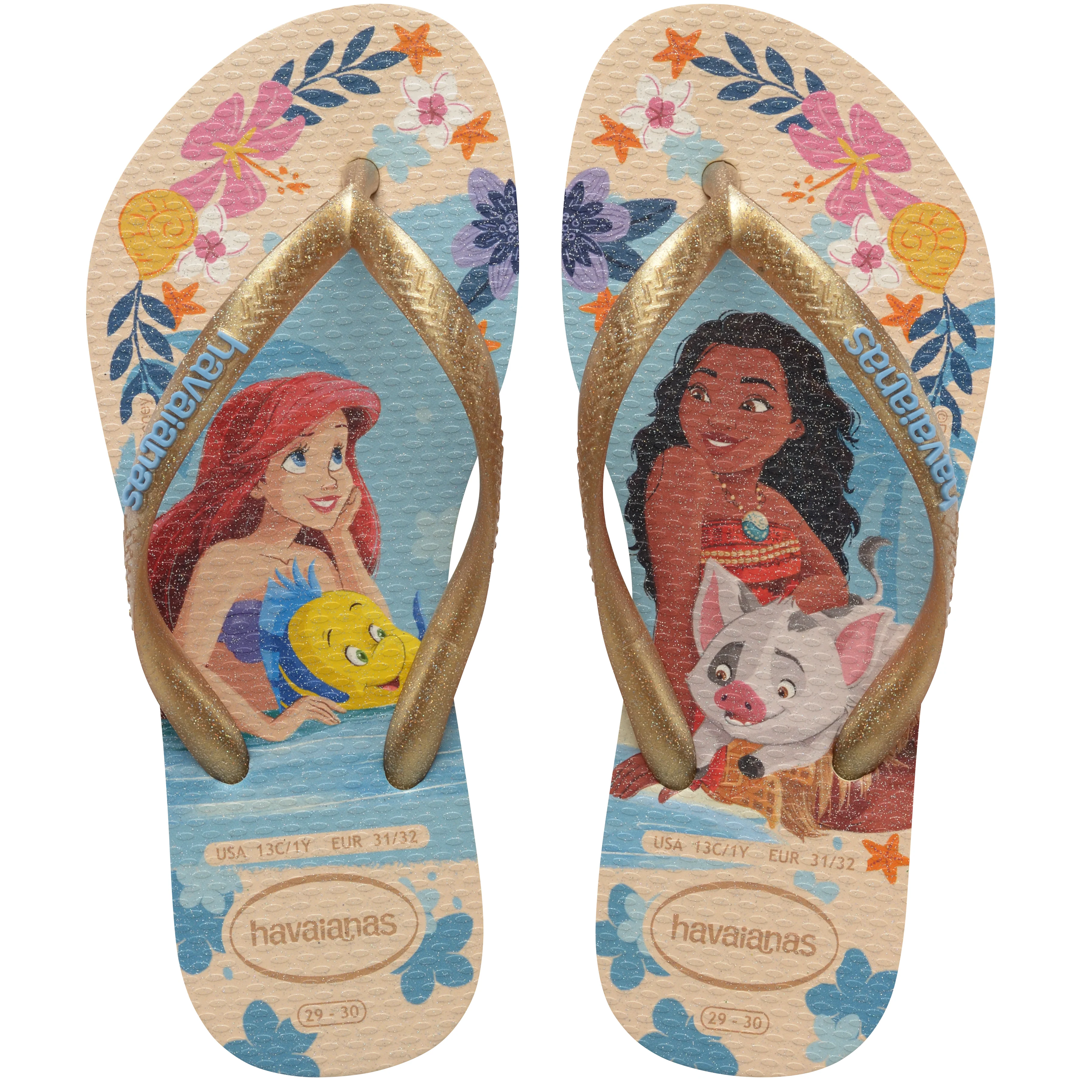 Kid's Slim Princess Flip Flops