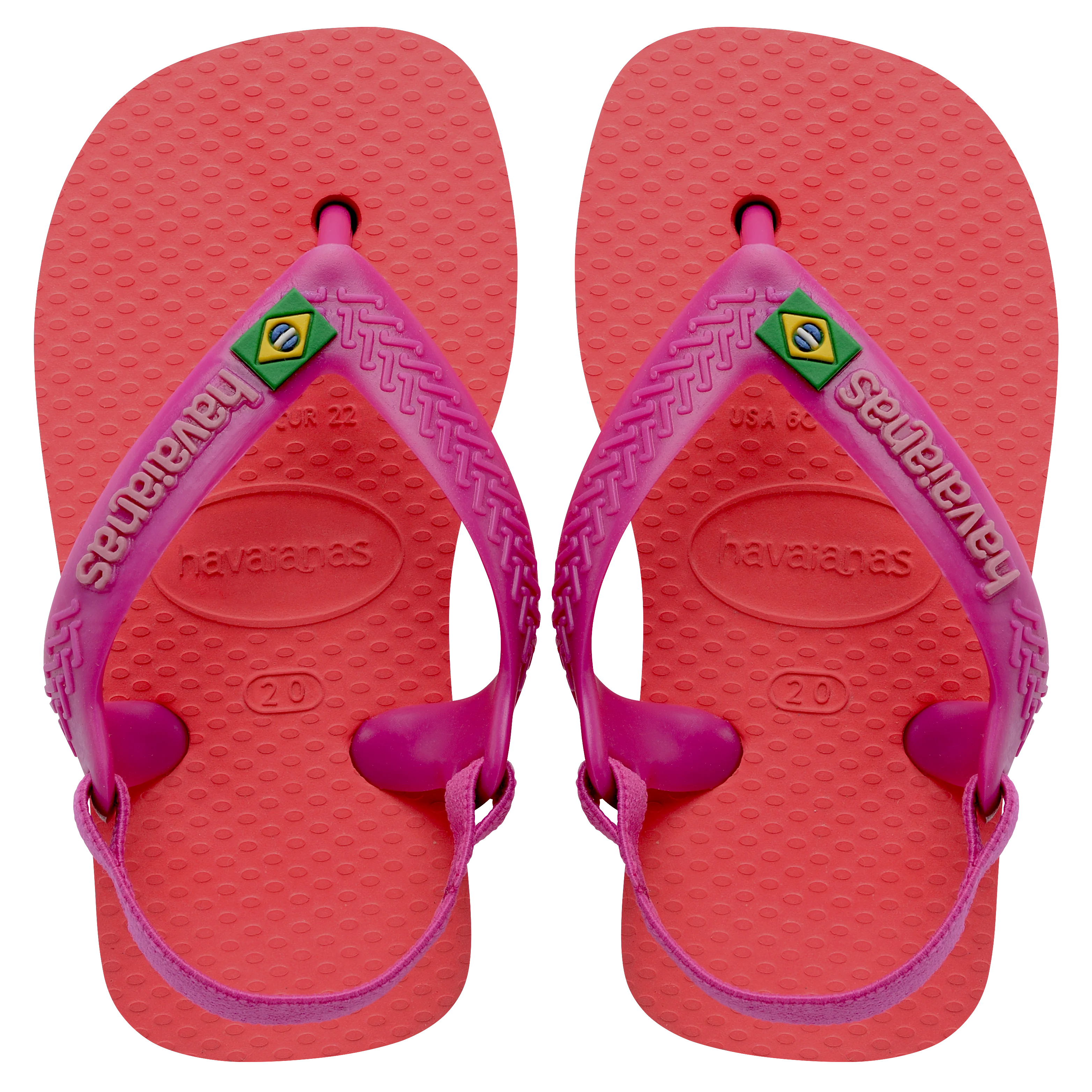 Baby Brazil Logo Flip Flop Sandals