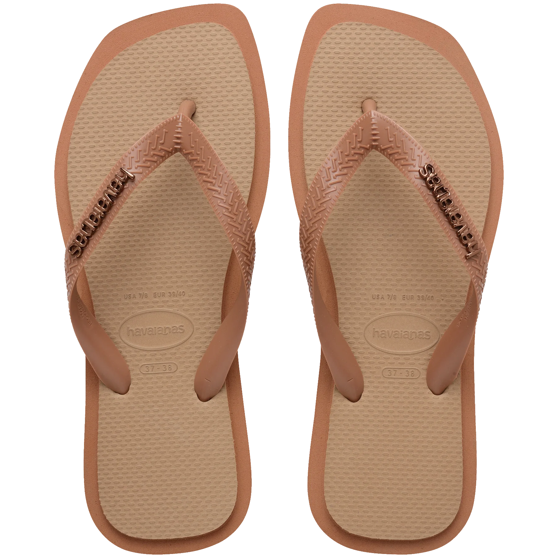Women's Top Square Fusion Flip Flops