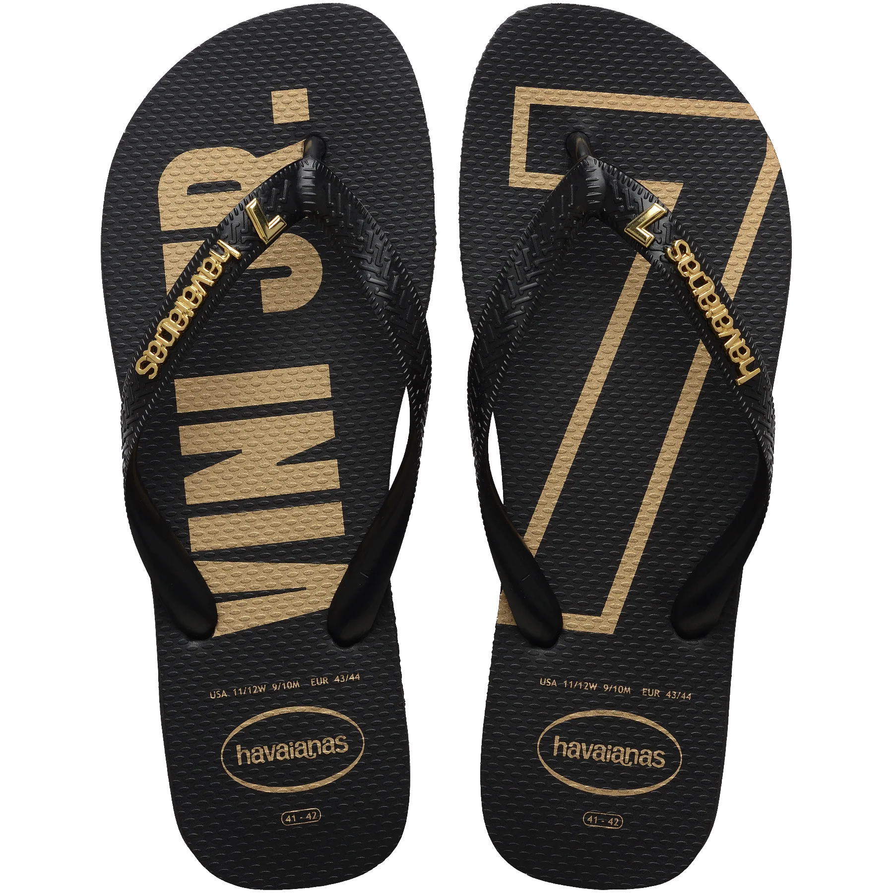 Women's Vini Jr. Golden Top Flip Flops
